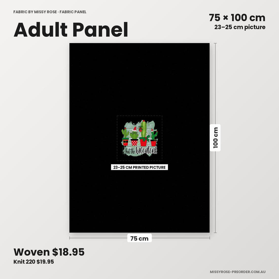 Profanity Fabric Panel 136 adult panel sizing – 23–25 cm printed picture on 75 × 100 cm fabric | Fabric by Missy Rose