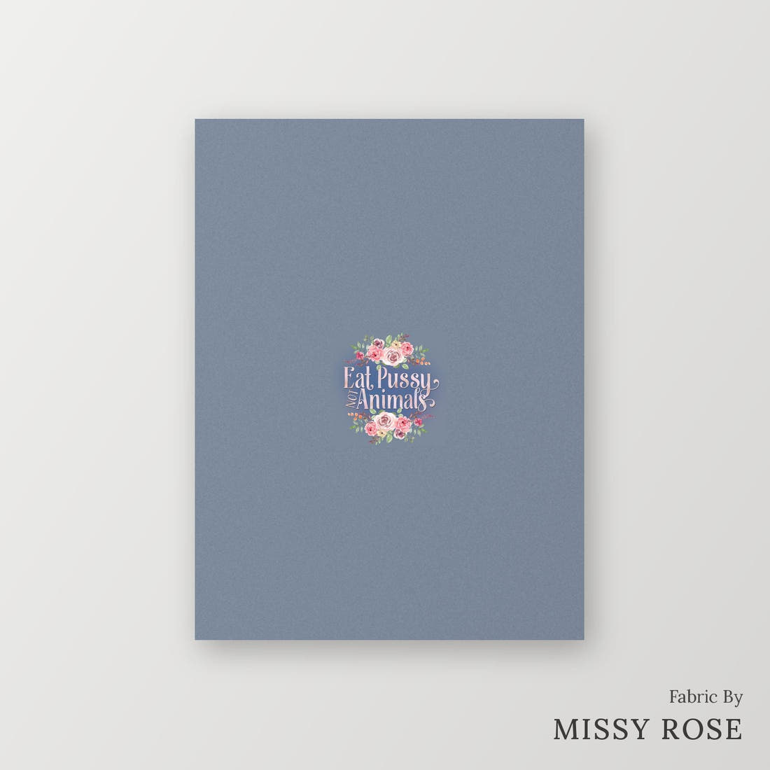 Profanity Fabric Panel 151 – printed fabric panel with centred picture, custom printed to order | Fabric by Missy Rose
