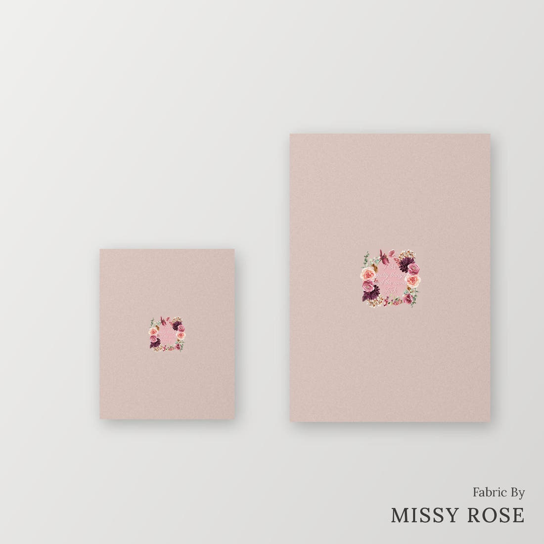 Profanity Fabric Panel 163 – universal and adult panel sizes side by side | Fabric by Missy Rose