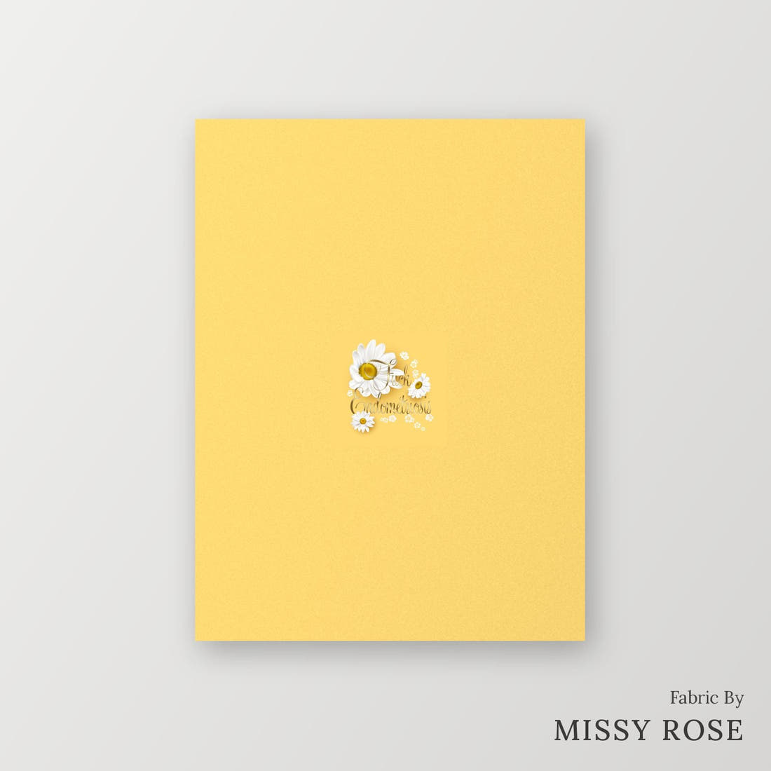 Profanity Fabric Panel 179 – printed fabric panel with centred picture, custom printed to order | Fabric by Missy Rose