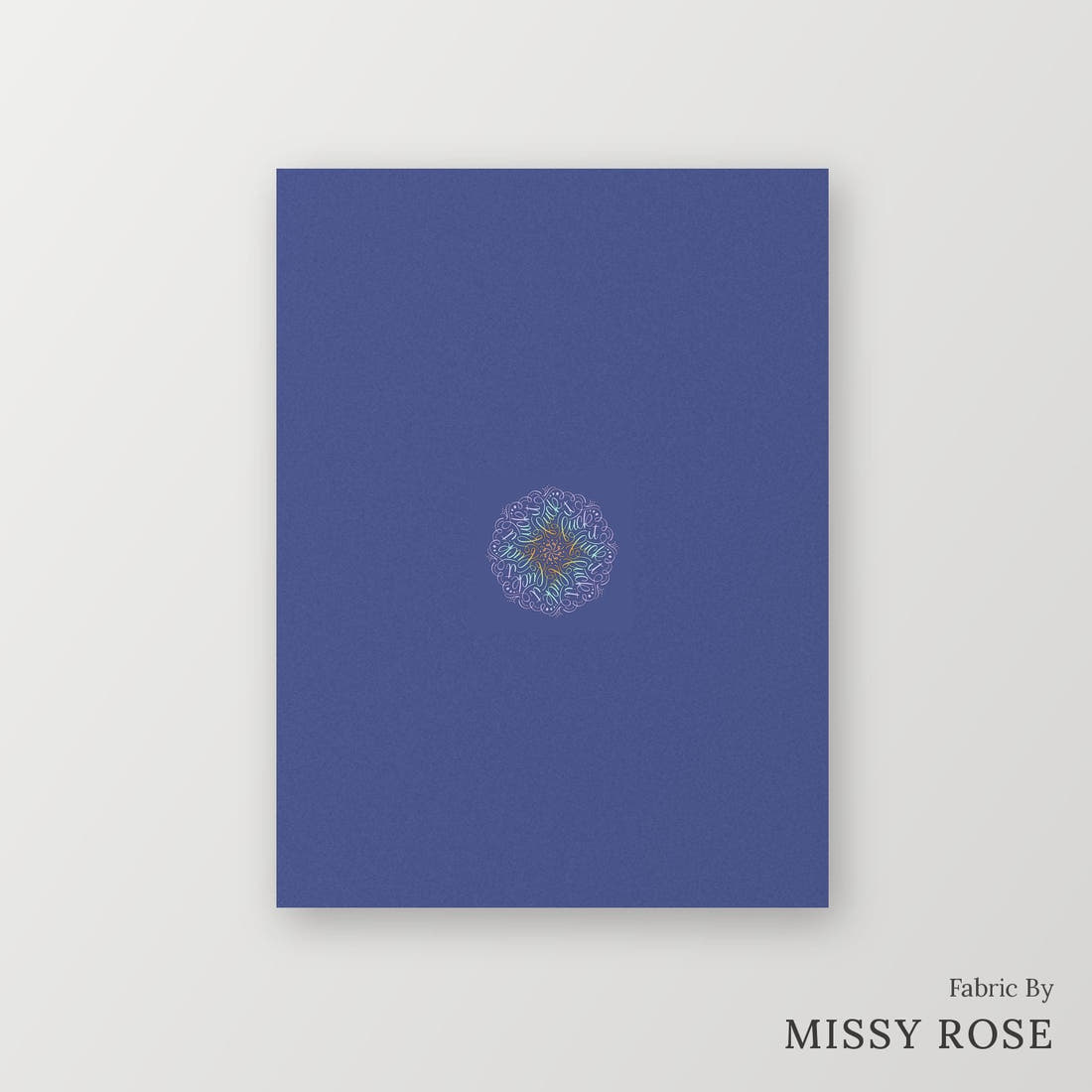 Profanity Fabric Panel 186 – printed fabric panel with centred picture, custom printed to order | Fabric by Missy Rose