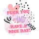 Profanity Fabric - Panel - 219