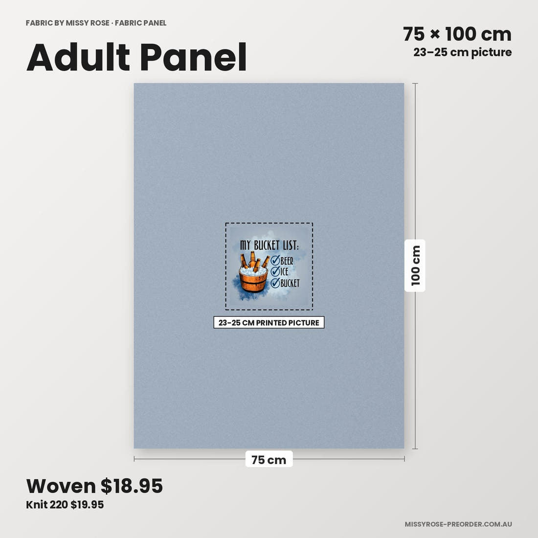 Profanity Fabric Panel 232 adult panel sizing – 23–25 cm printed picture on 75 × 100 cm fabric | Fabric by Missy Rose