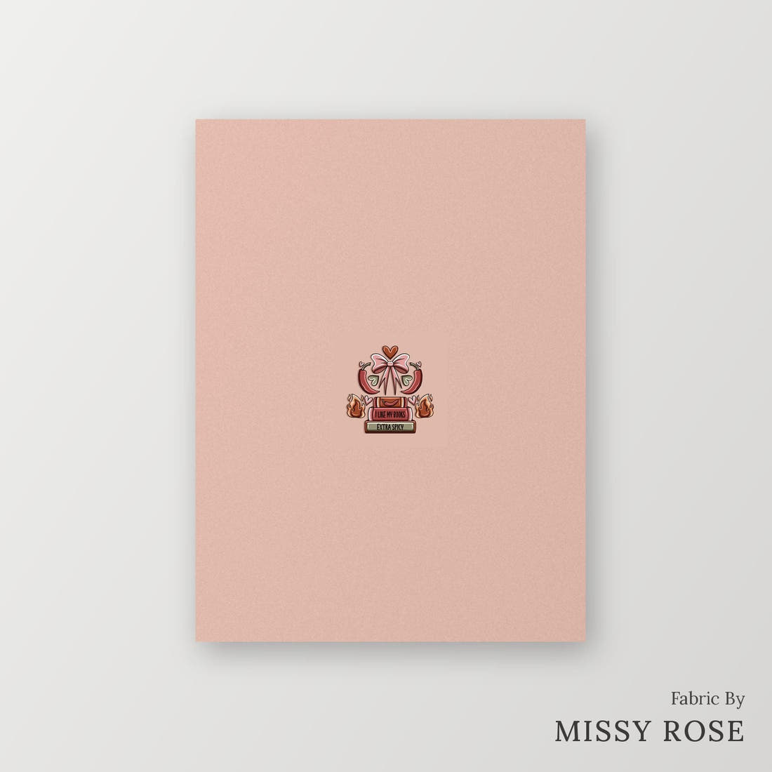 Profanity Fabric Panel 233 – printed fabric panel with centred picture, custom printed to order | Fabric by Missy Rose