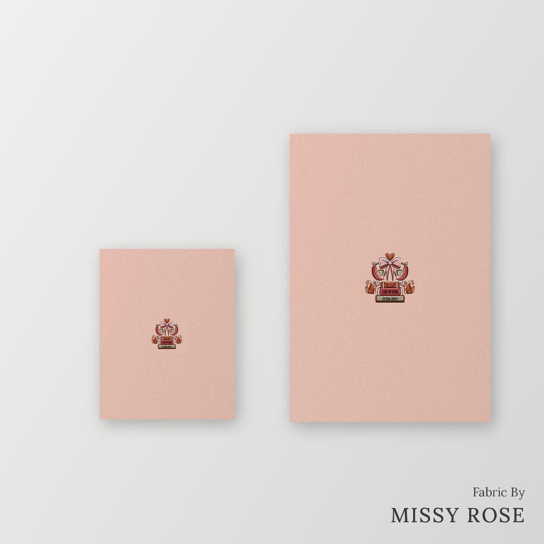 Profanity Fabric Panel 233 – universal and adult panel sizes side by side | Fabric by Missy Rose