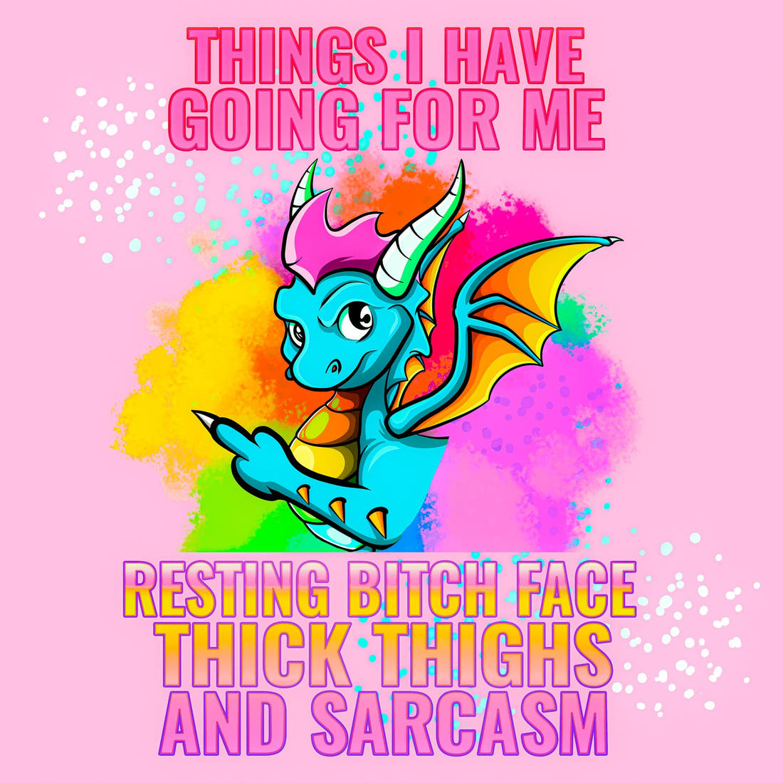 Profanity Fabric Panel 241 – full artwork close-up of the printed picture | Fabric by Missy Rose