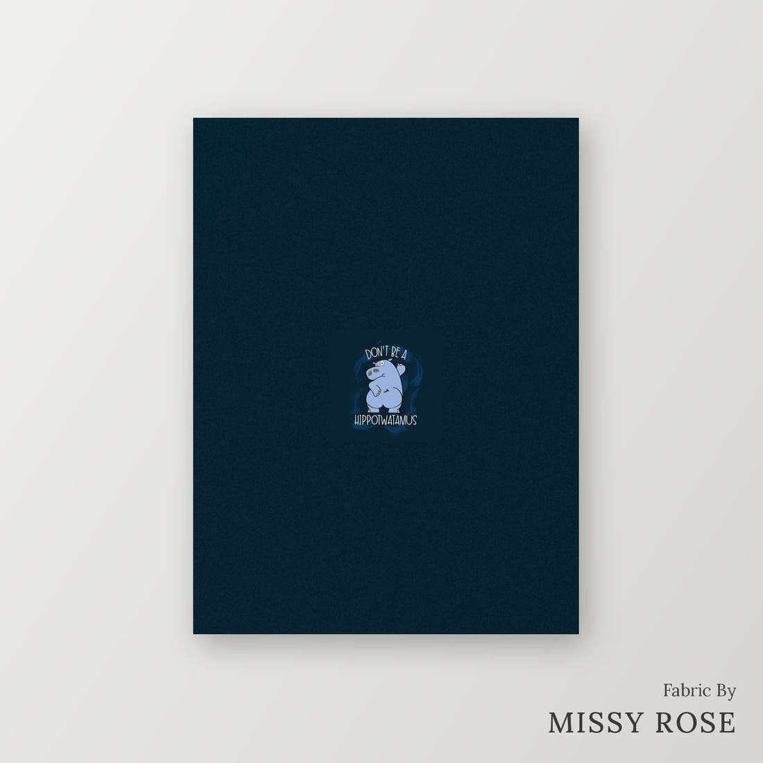 Profanity Fabric Panel 250 – printed fabric panel with centred picture, custom printed to order | Fabric by Missy Rose