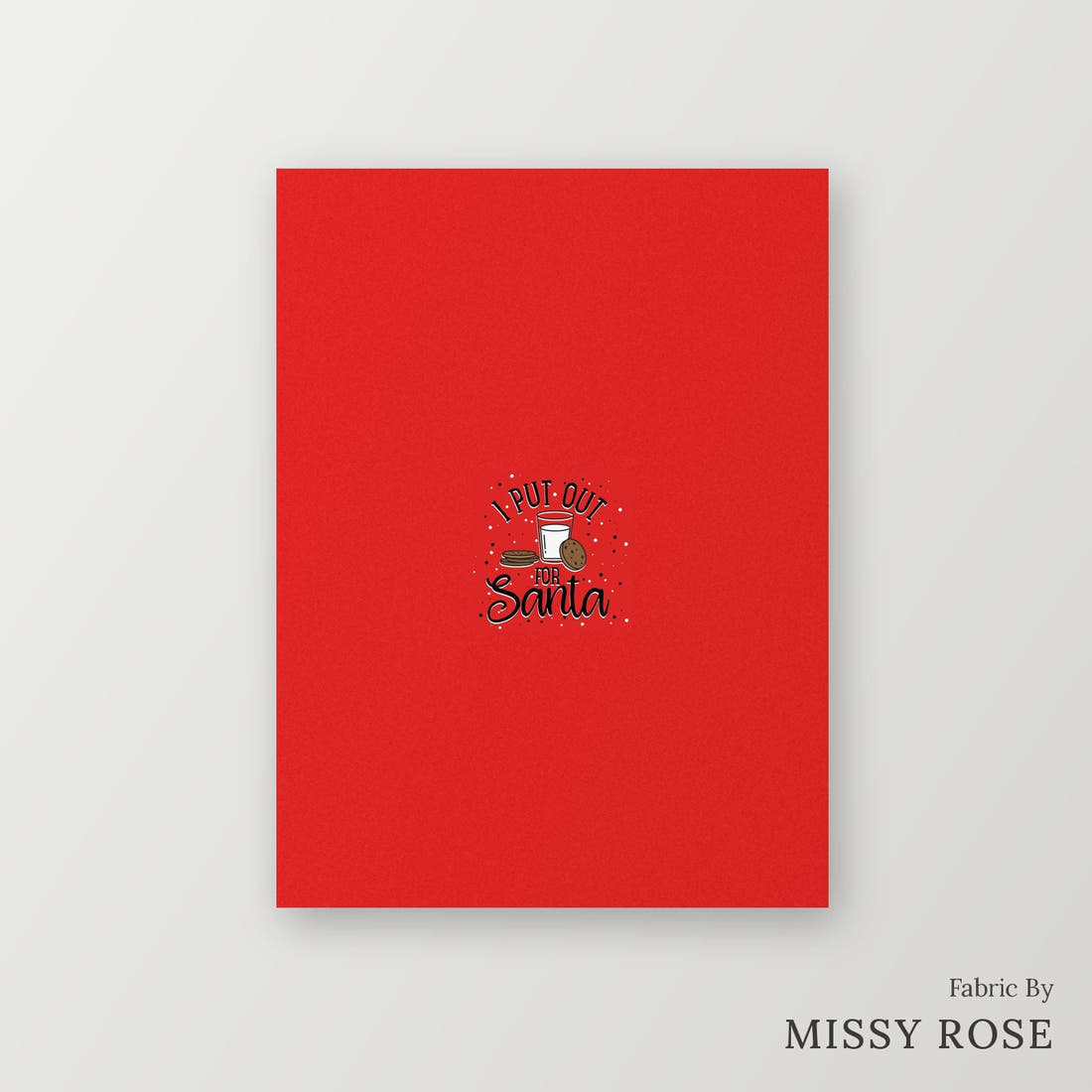 Profanity Fabric Panel 260 – printed fabric panel with centred picture, custom printed to order | Fabric by Missy Rose