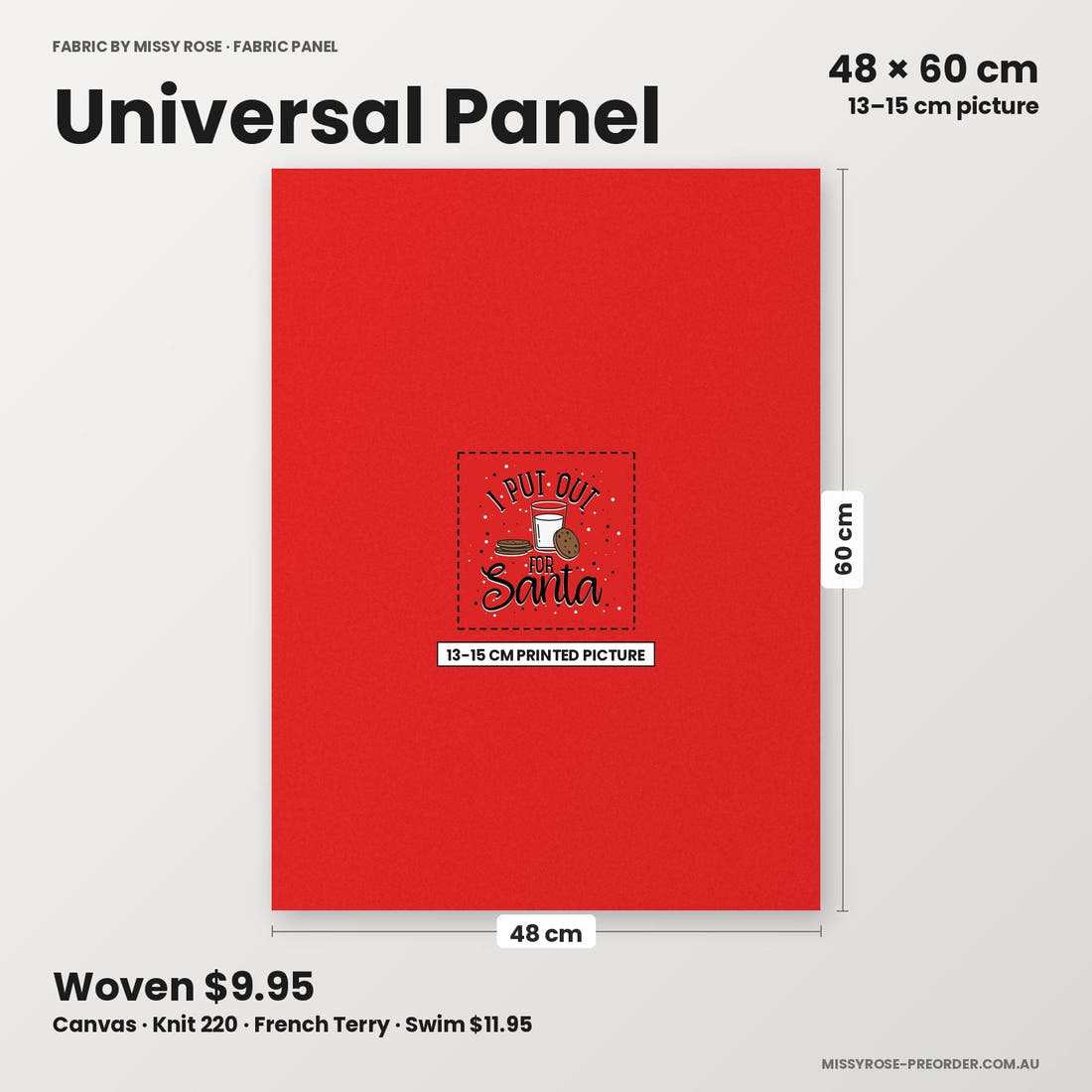 Profanity Fabric Panel 260 universal panel sizing – 13–15 cm printed picture on 48 × 60 cm fabric | Fabric by Missy Rose