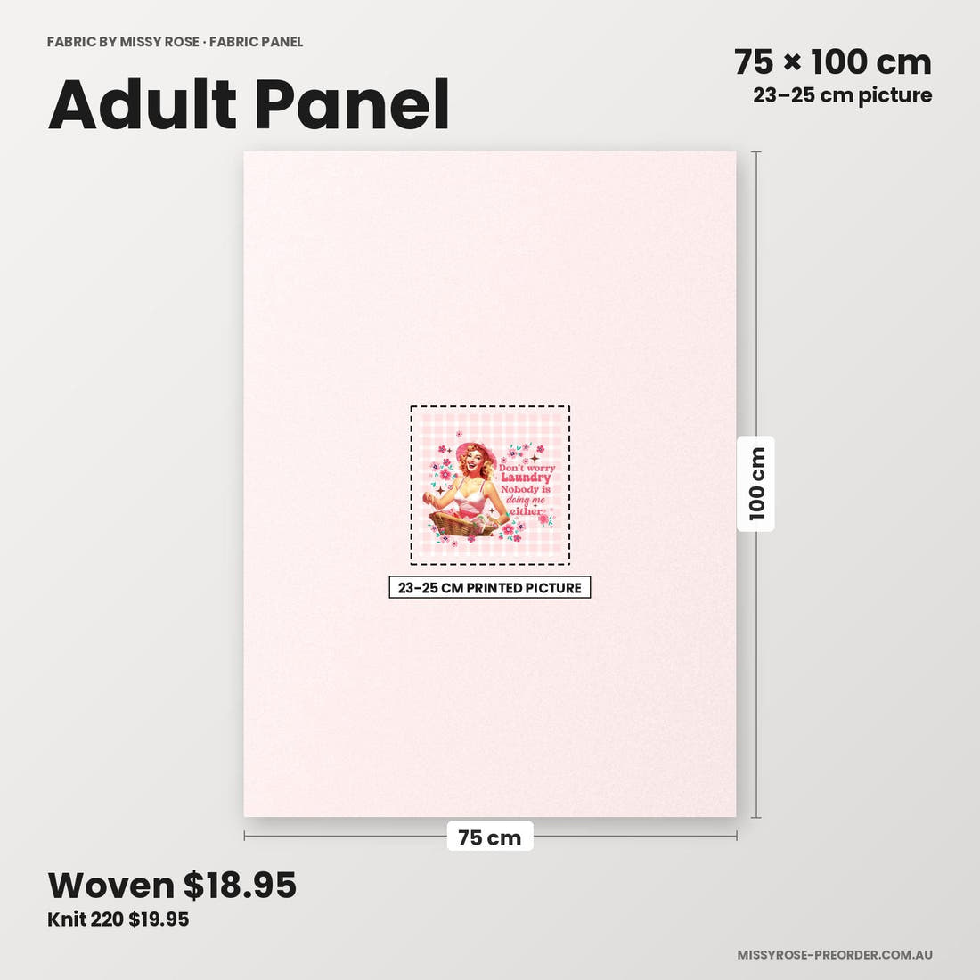 Profanity Fabric Panel 273 adult panel sizing – 23–25 cm printed picture on 75 × 100 cm fabric | Fabric by Missy Rose