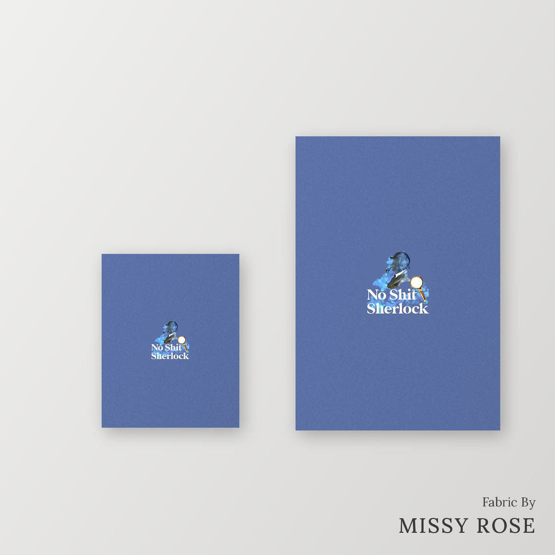Profanity Fabric Panel 293 – universal and adult panel sizes side by side | Fabric by Missy Rose