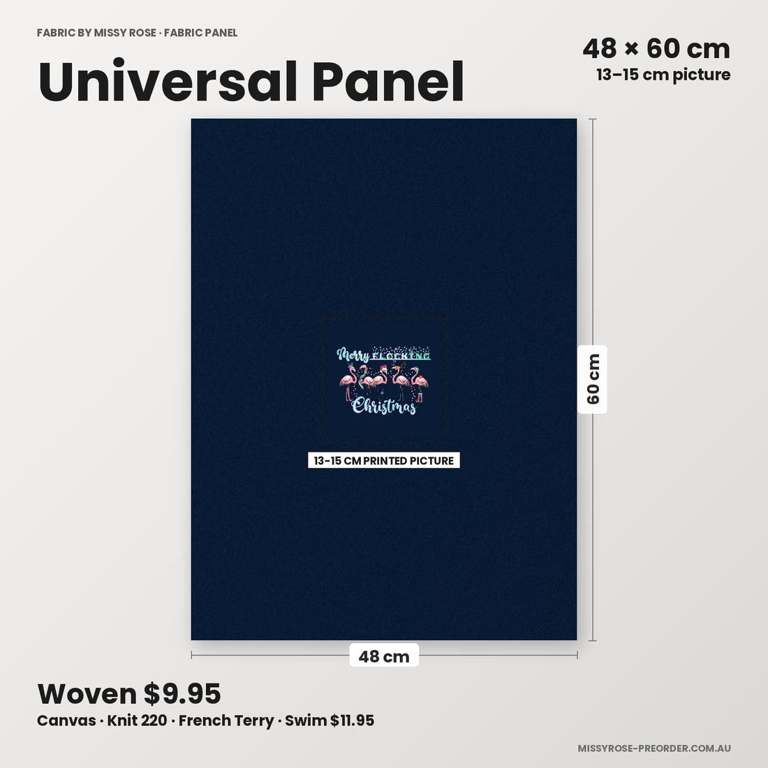 Profanity Fabric Panel 305 universal panel sizing – 13–15 cm printed picture on 48 × 60 cm fabric | Fabric by Missy Rose