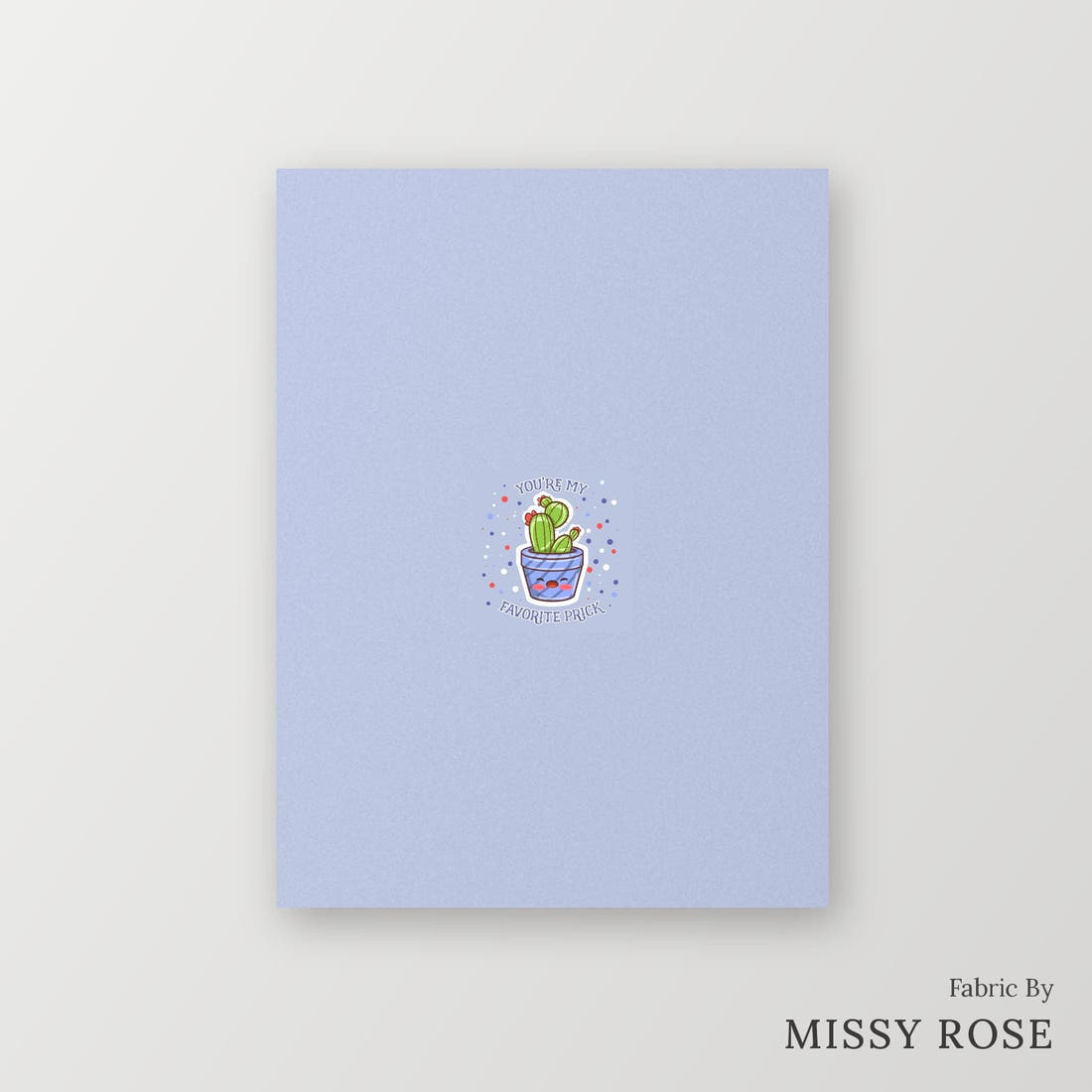 Profanity Fabric Panel 309 – printed fabric panel with centred picture, custom printed to order | Fabric by Missy Rose