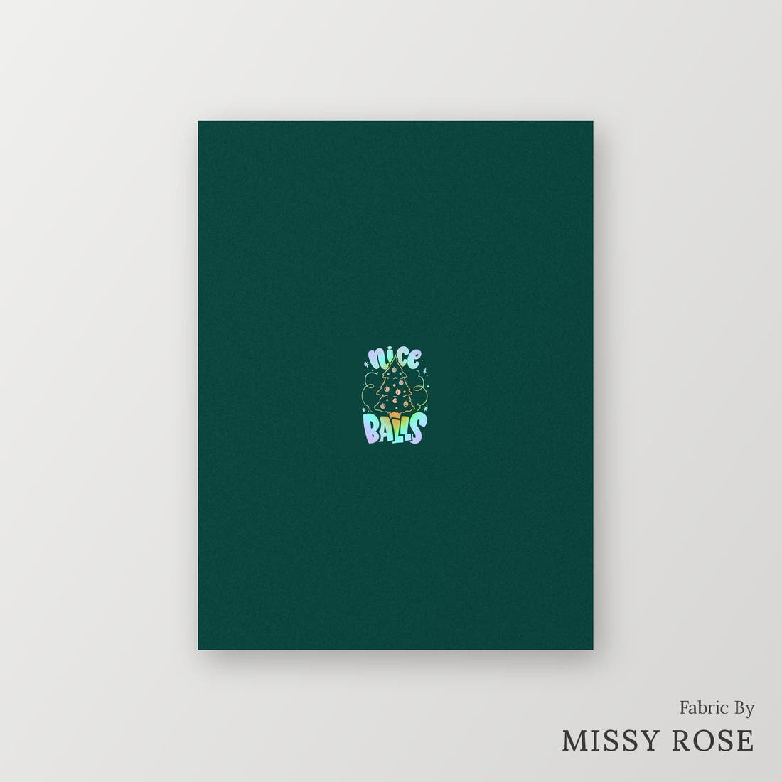 Profanity Fabric Panel 319 – printed fabric panel with centred picture, custom printed to order | Fabric by Missy Rose