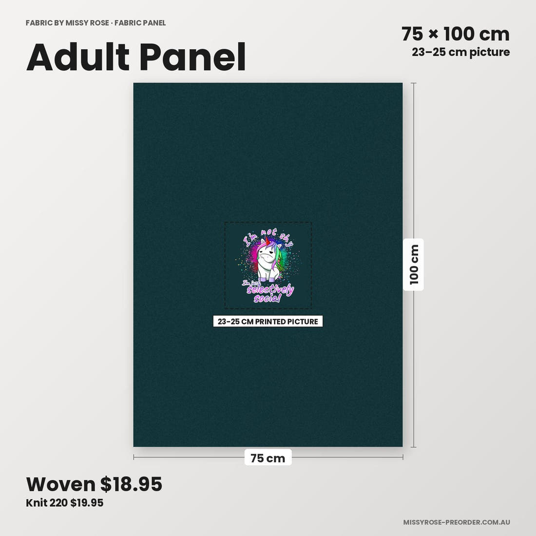 Profanity Fabric Panel 324 adult panel sizing – 23–25 cm printed picture on 75 × 100 cm fabric | Fabric by Missy Rose