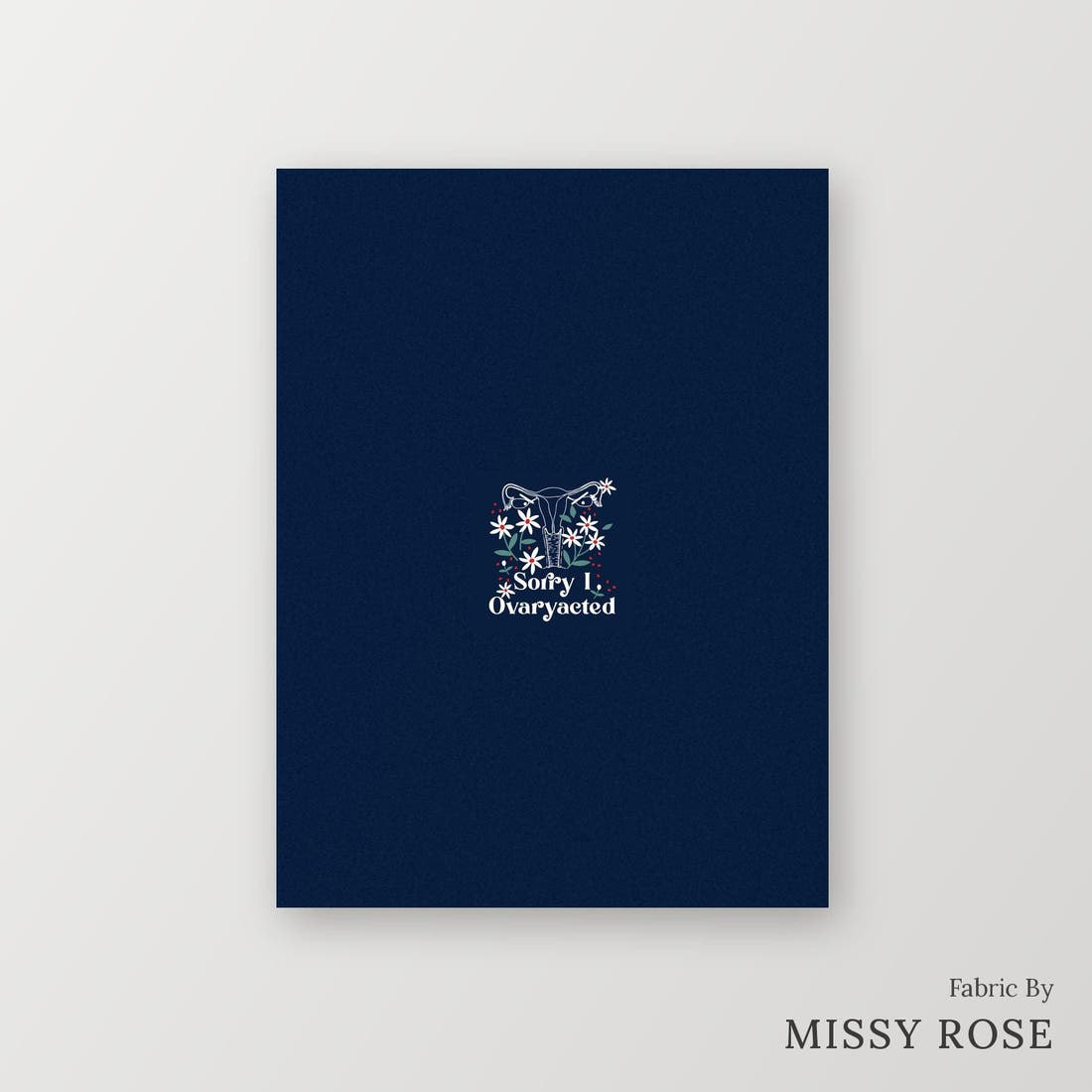Profanity Fabric Panel 329 – printed fabric panel with centred picture, custom printed to order | Fabric by Missy Rose