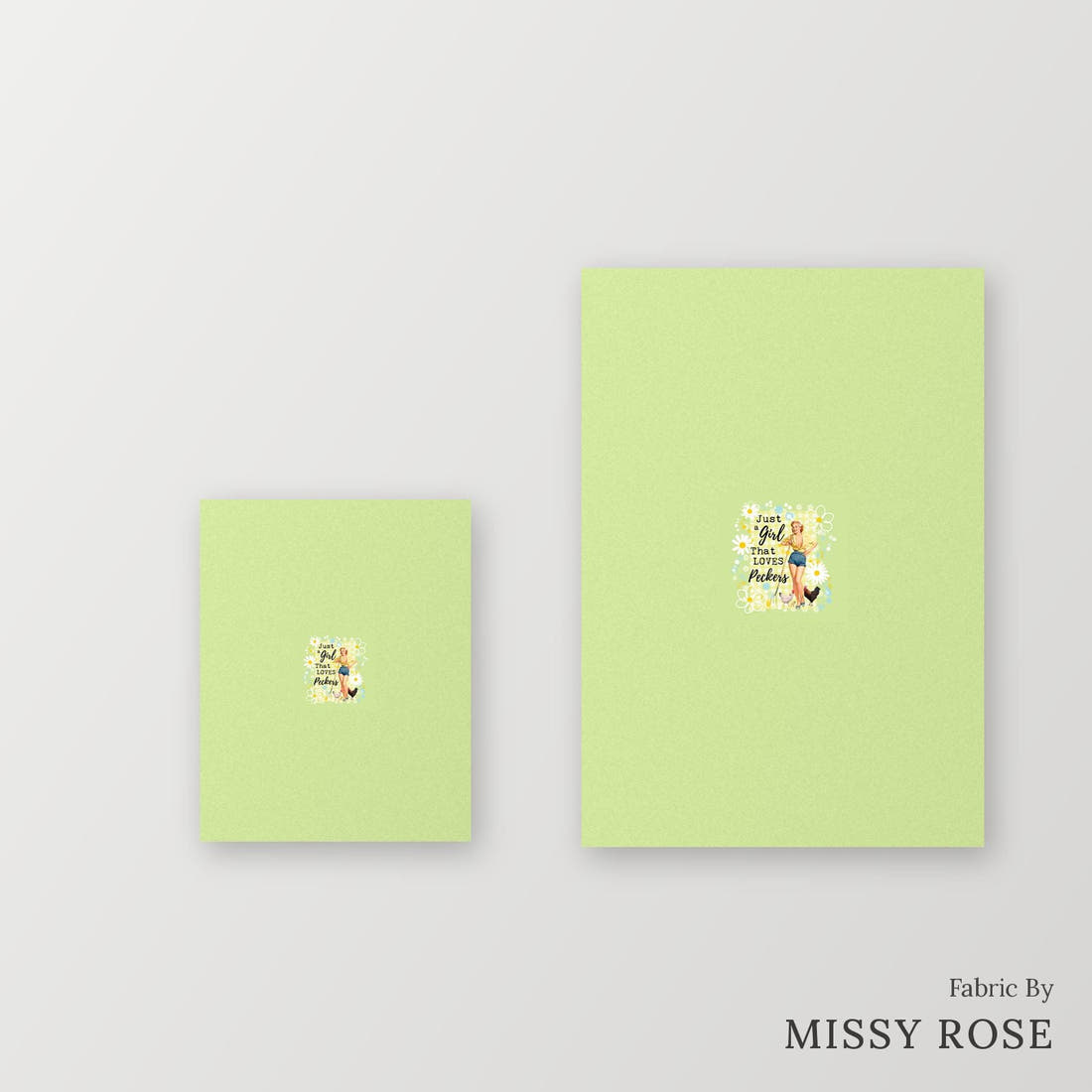 Profanity Fabric Panel 330 – universal and adult panel sizes side by side | Fabric by Missy Rose
