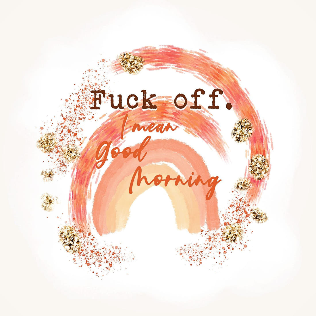 Profanity Fabric Panel 34 – full artwork close-up of the printed picture | Fabric by Missy Rose