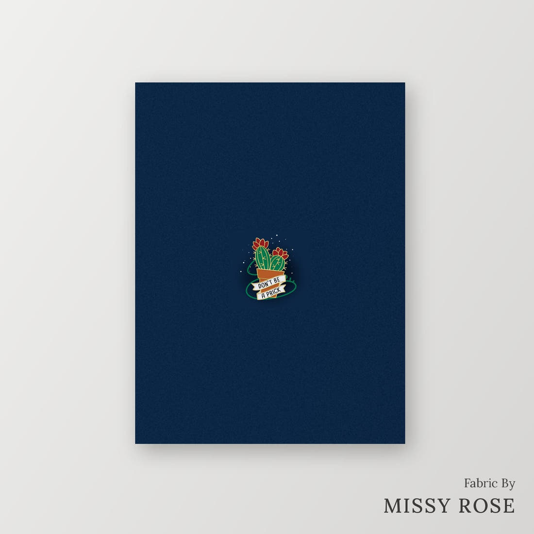 Profanity Fabric Panel 360 – printed fabric panel with centred picture, custom printed to order | Fabric by Missy Rose