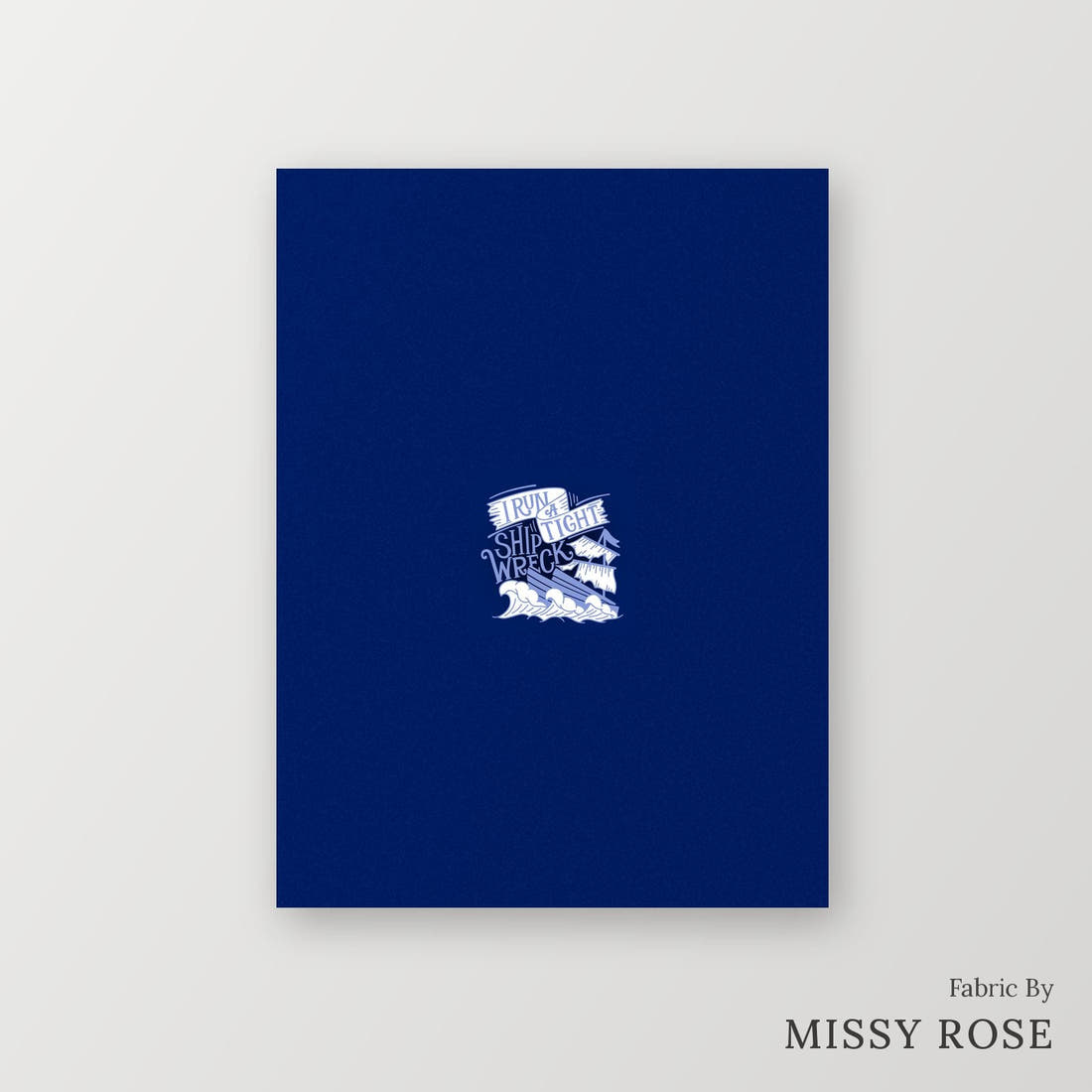 Profanity Fabric Panel 369 – printed fabric panel with centred picture, custom printed to order | Fabric by Missy Rose