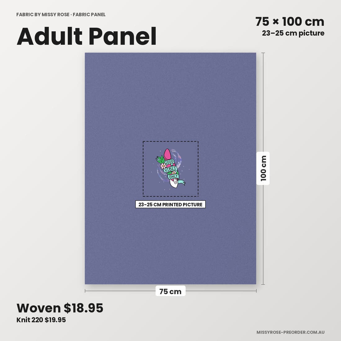 Profanity Fabric Panel 391 adult panel sizing – 23–25 cm printed picture on 75 × 100 cm fabric | Fabric by Missy Rose