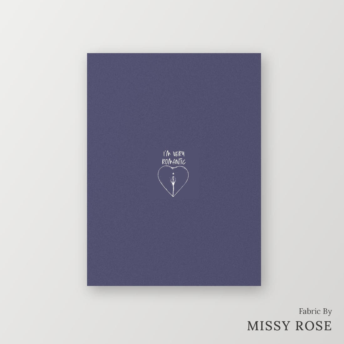 Profanity Fabric Panel 394 – printed fabric panel with centred picture, custom printed to order | Fabric by Missy Rose