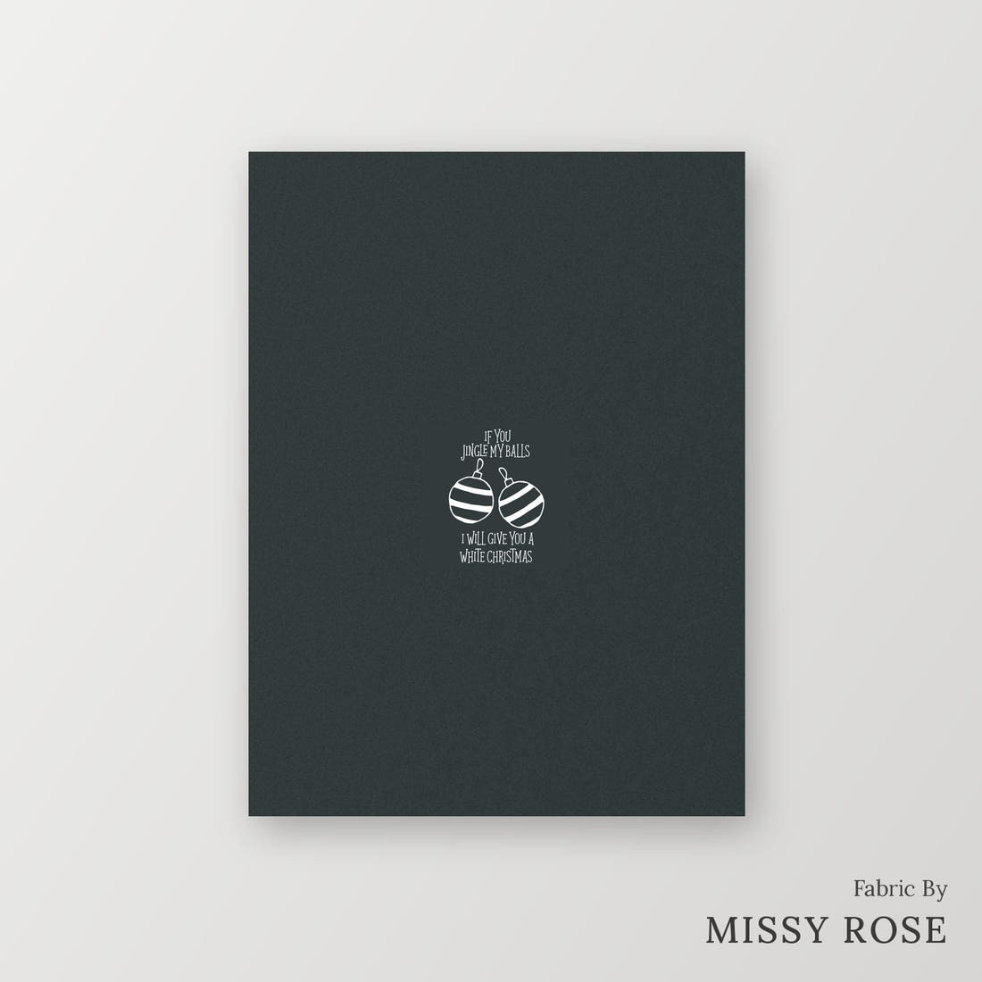 Profanity Fabric Panel 399 – printed fabric panel with centred picture, custom printed to order | Fabric by Missy Rose