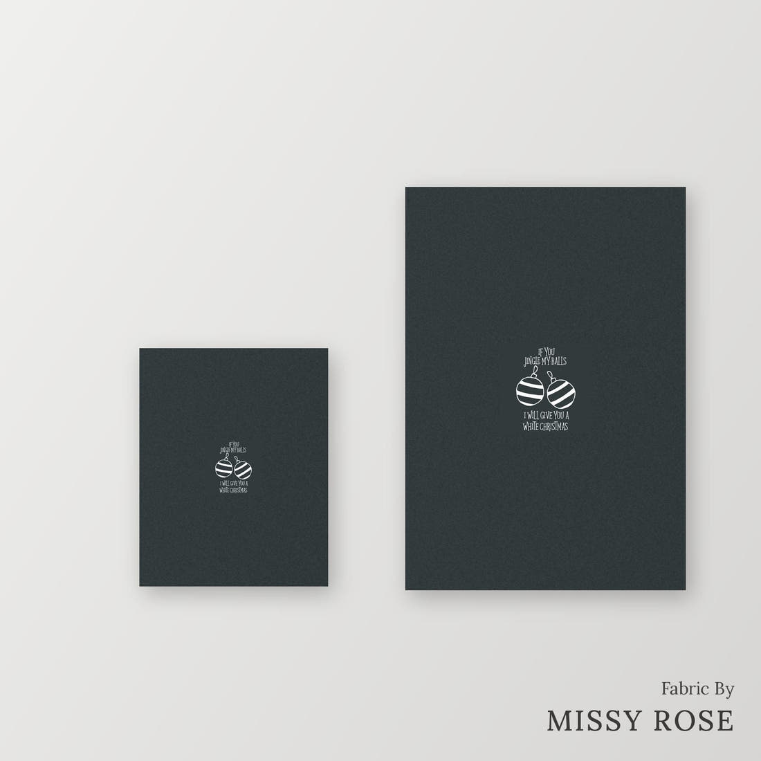 Profanity Fabric Panel 399 – universal and adult panel sizes side by side | Fabric by Missy Rose