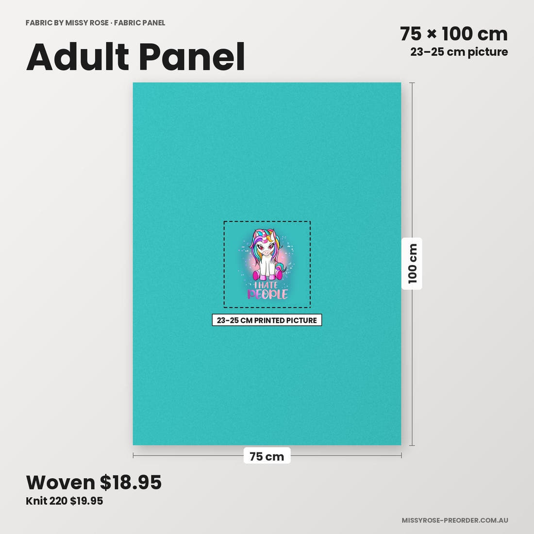 Profanity Fabric Panel 44 adult panel sizing – 23–25 cm printed picture on 75 × 100 cm fabric | Fabric by Missy Rose