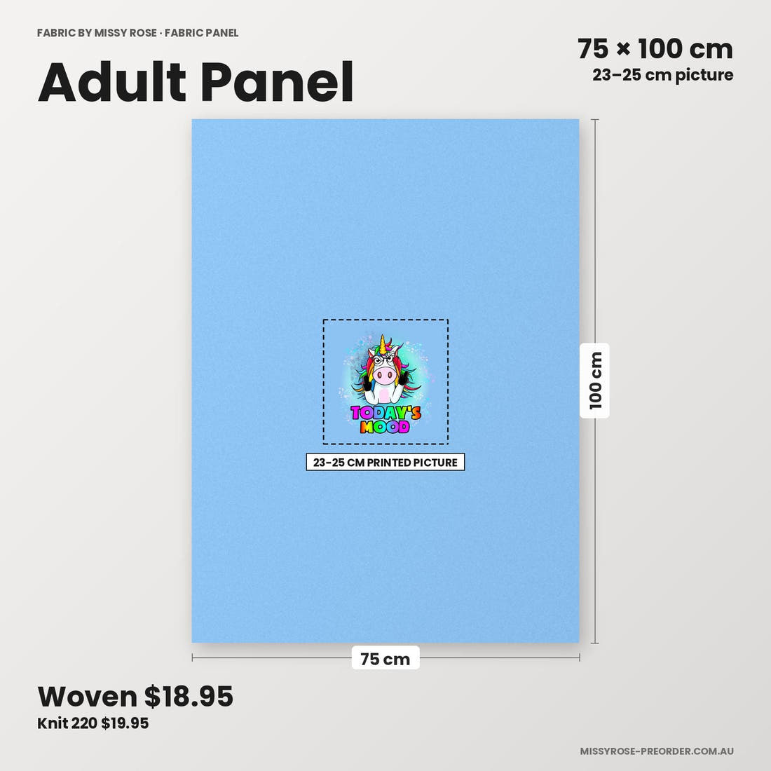 Profanity Fabric Panel 48 adult panel sizing – 23–25 cm printed picture on 75 × 100 cm fabric | Fabric by Missy Rose