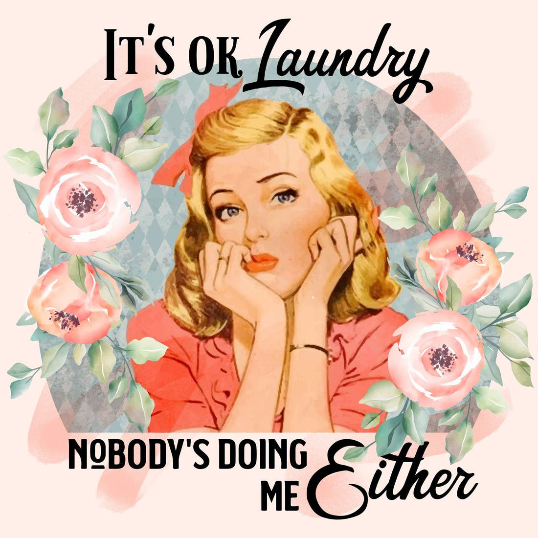 Profanity Fabric Panel 61 – full artwork close-up of the printed picture | Fabric by Missy Rose