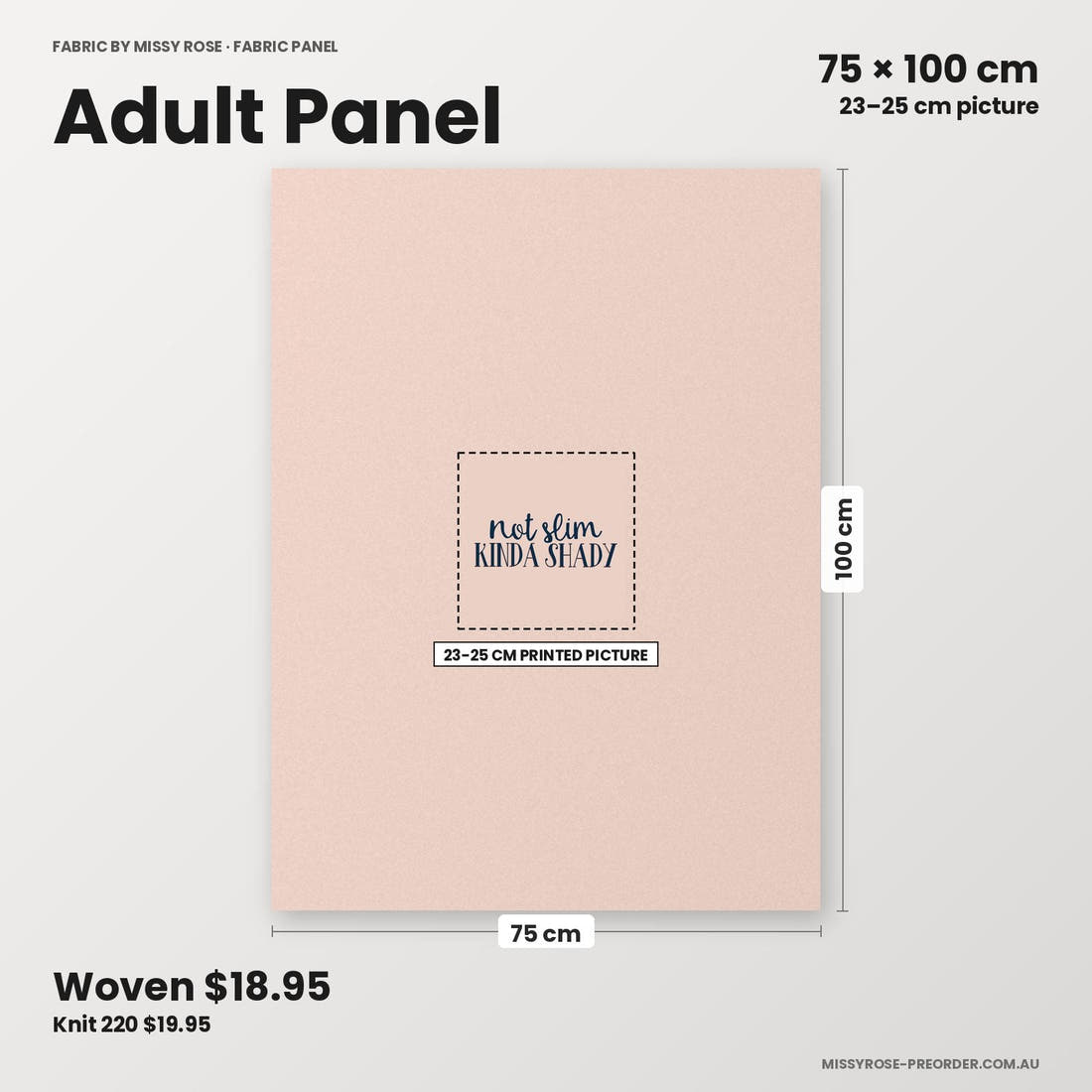 Profanity Fabric Panel 62 adult panel sizing – 23–25 cm printed picture on 75 × 100 cm fabric | Fabric by Missy Rose