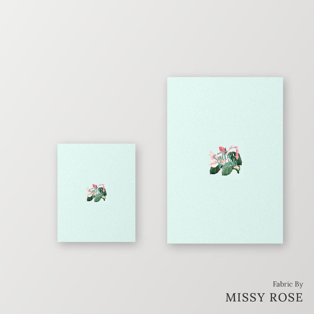 Profanity Fabric Panel 69 – universal and adult panel sizes side by side | Fabric by Missy Rose