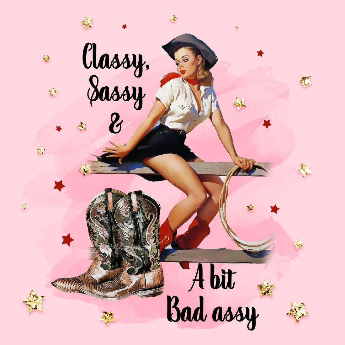 Profanity Fabric Panel 80 – full artwork close-up of the printed picture | Fabric by Missy Rose
