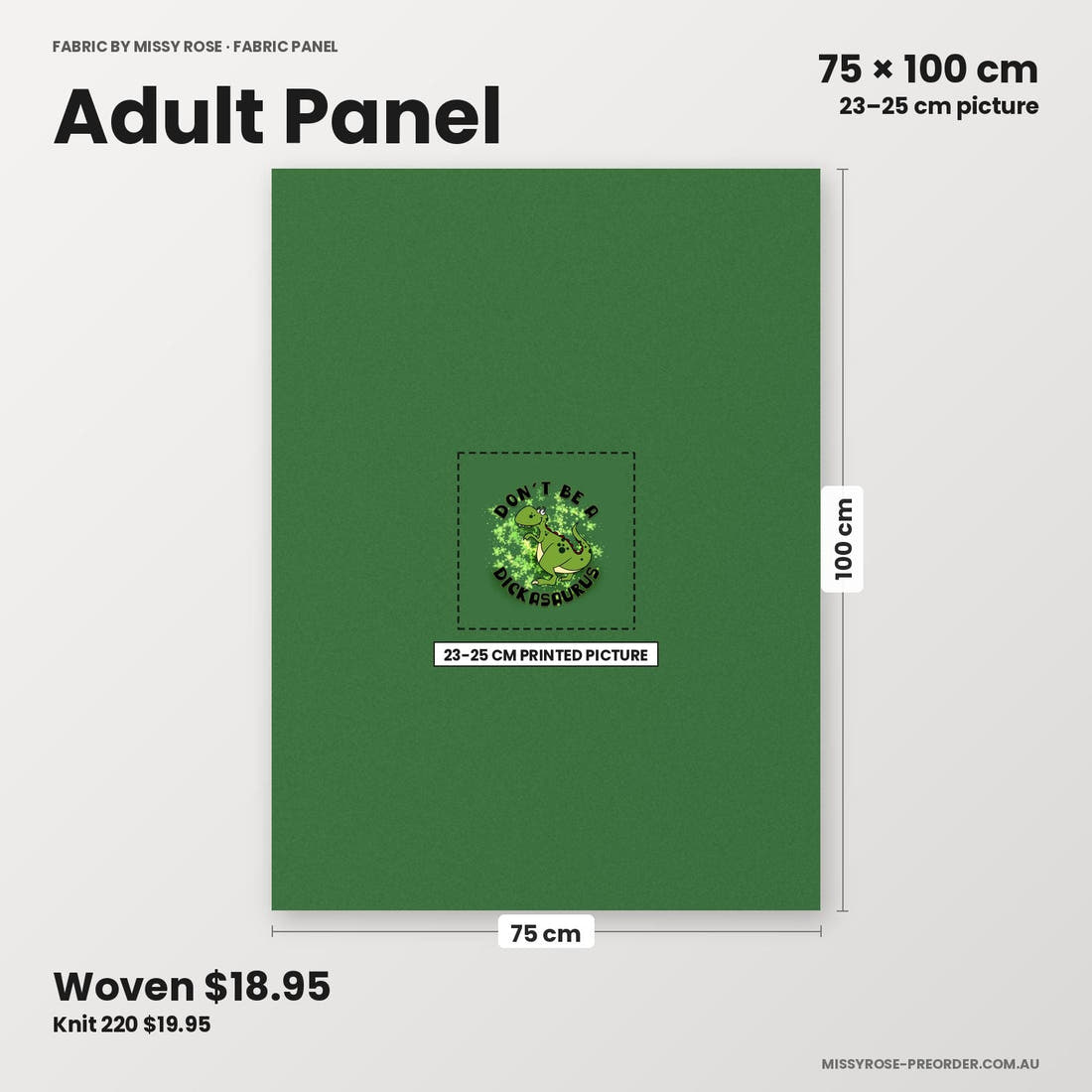 Profanity Fabric Panel 83 adult panel sizing – 23–25 cm printed picture on 75 × 100 cm fabric | Fabric by Missy Rose