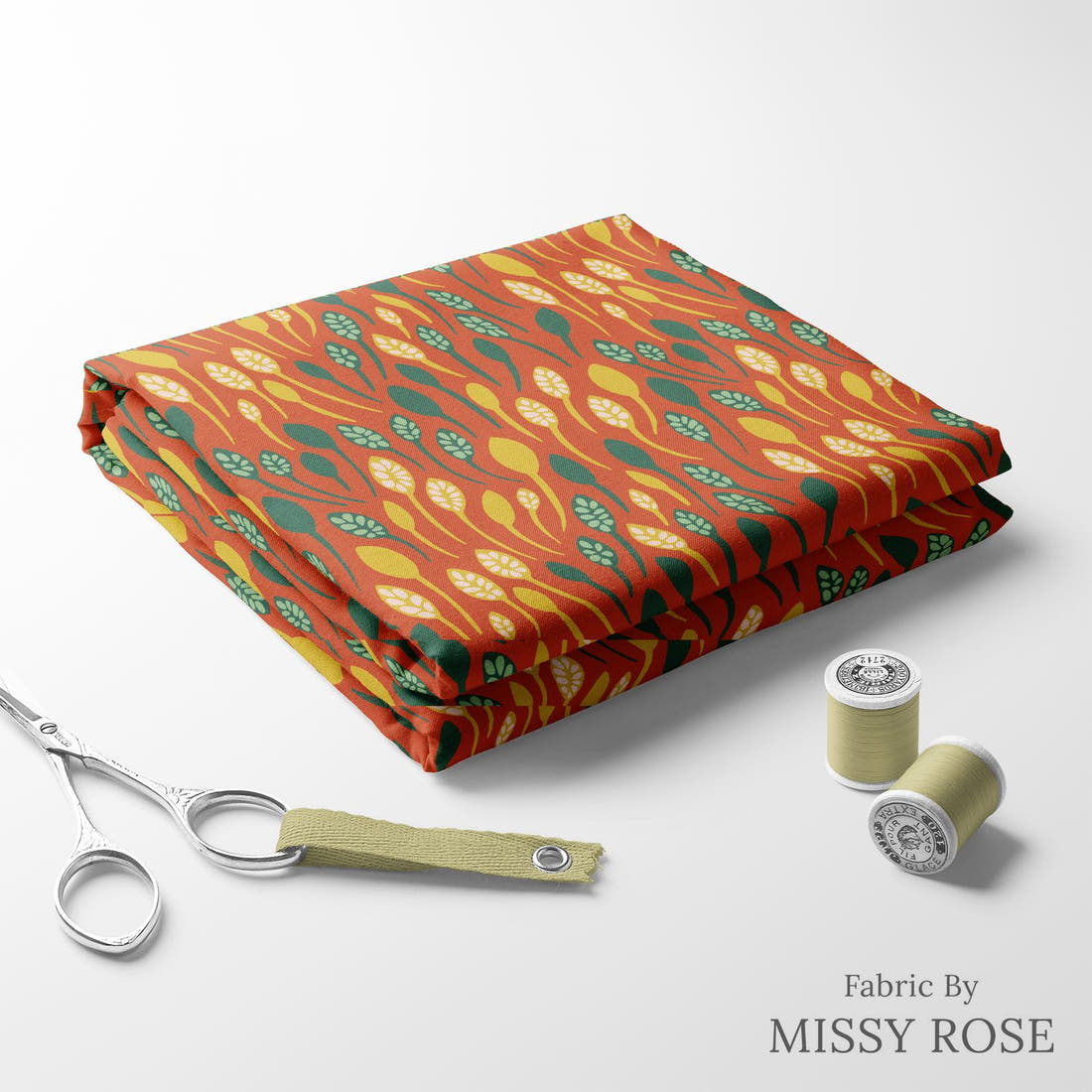 Rosie Browett 15 folded fabric stack with matching thread - pre-order fabric Australia | Fabric by Missy Rose