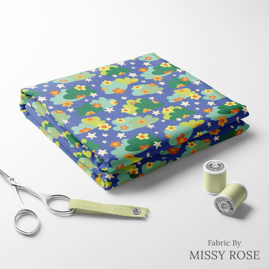 Rosie Browett 20 folded fabric stack with matching thread - pre-order fabric Australia | Fabric by Missy Rose