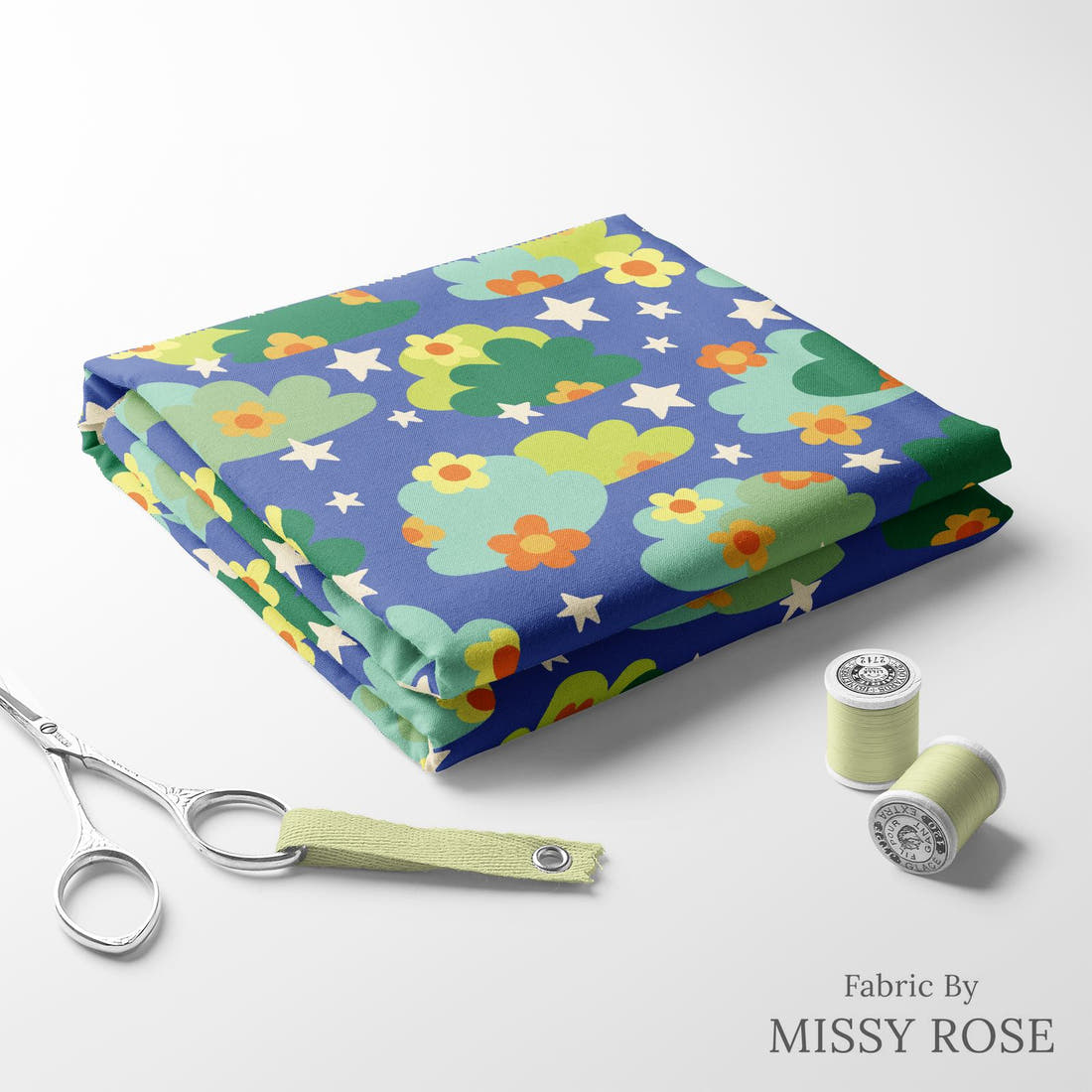 Rosie Browett 20 folded fabric stack with matching thread - pre-order fabric Australia | Fabric by Missy Rose