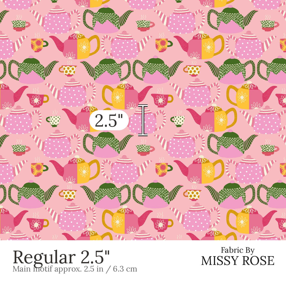 Rosie Browett 22 Regular 2.5 inch print scale guide | Fabric by Missy Rose