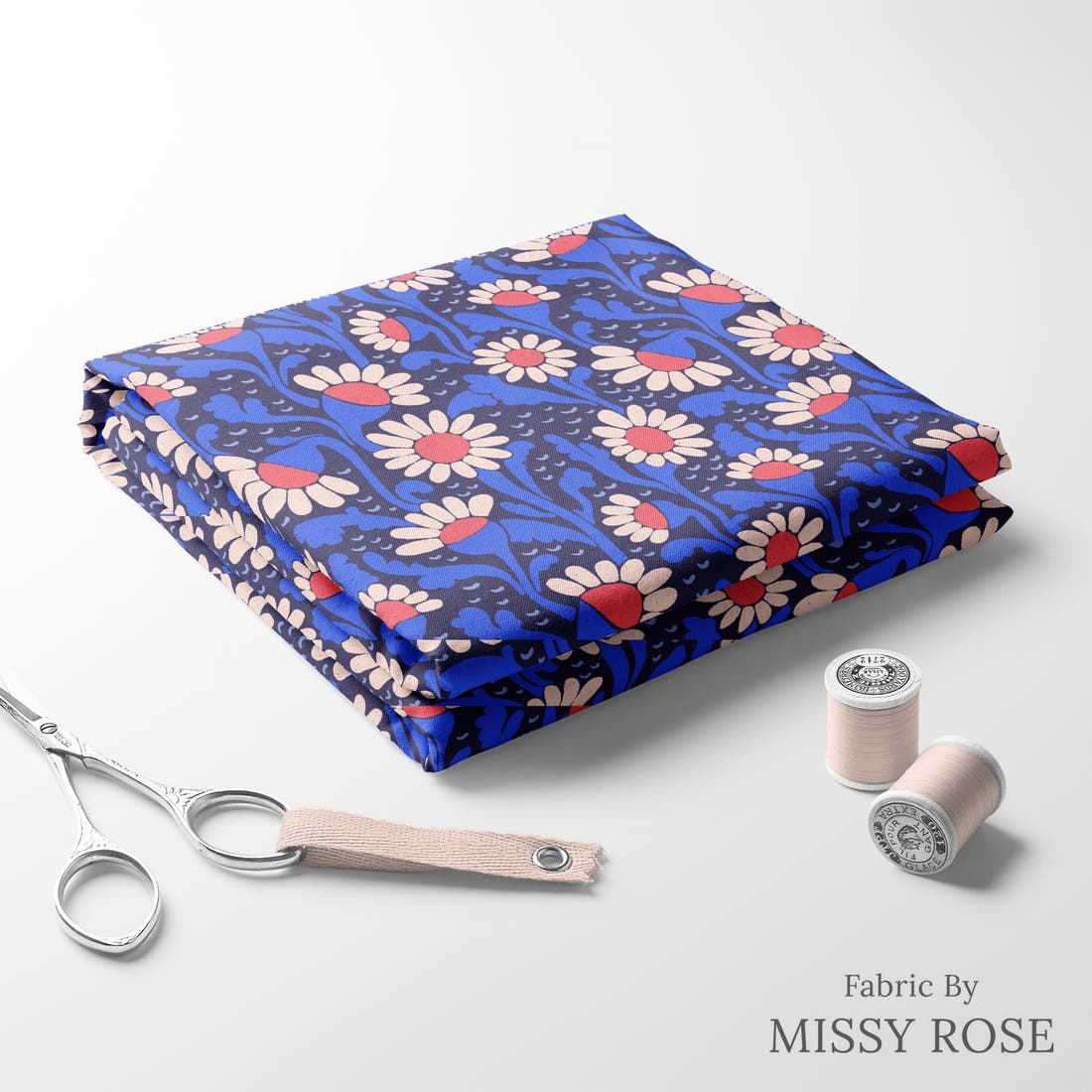 Rosie Browett 24 folded fabric stack with matching thread - pre-order fabric Australia | Fabric by Missy Rose