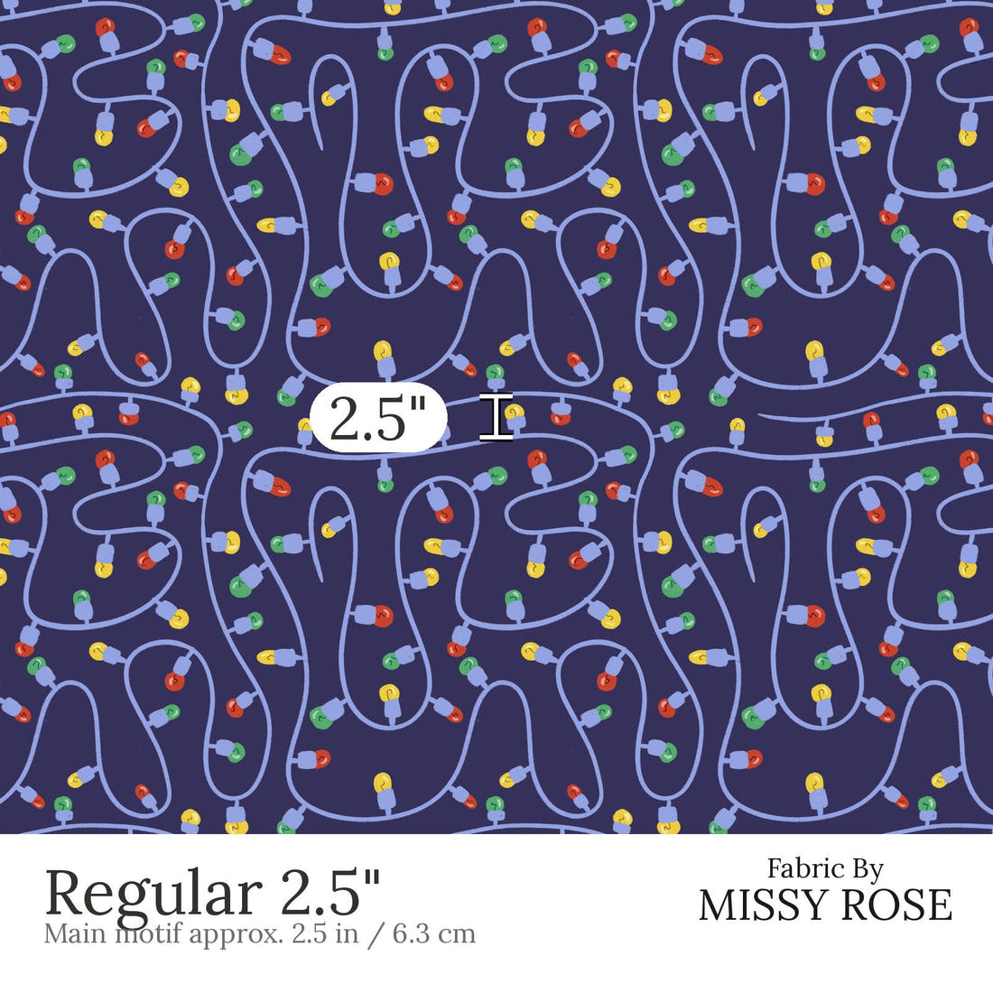 Rosie Browett 30 Regular 2.5 inch print scale guide | Fabric by Missy Rose
