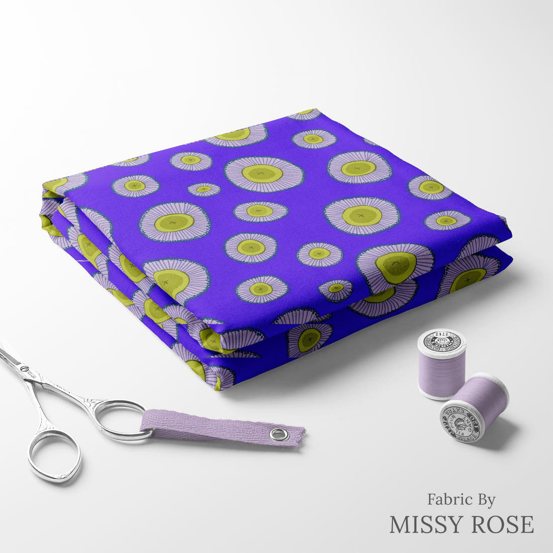 Rosie Browett 34 folded fabric stack with matching thread - pre-order fabric Australia | Fabric by Missy Rose
