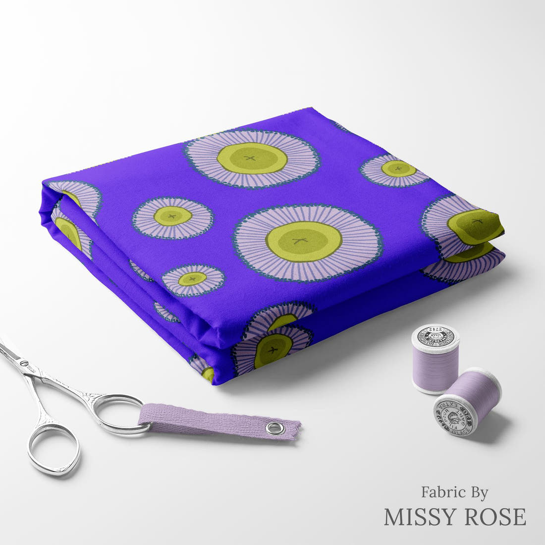 Rosie Browett 34 folded fabric stack with matching thread - pre-order fabric Australia | Fabric by Missy Rose