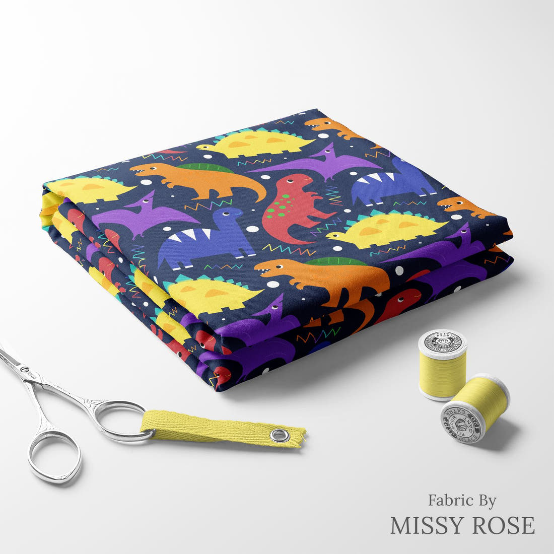Scandi 20 folded fabric stack with matching thread - pre-order fabric Australia | Fabric by Missy Rose