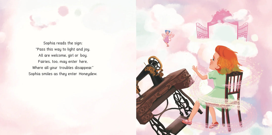 Sophia and the Magical Sewing Machine Honeydew Land Children's Book – Fabric by Missy Rose