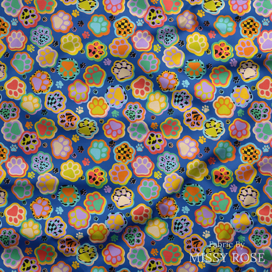 Studio Saturate Fabric 15 draped fabric mockup - custom printed fabric by the metre | Fabric by Missy Rose