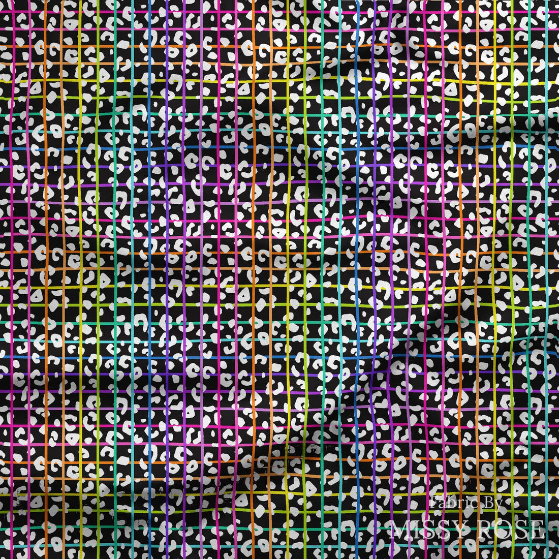 Studio Saturate Fabric 27 draped fabric mockup - custom printed fabric by the metre | Fabric by Missy Rose