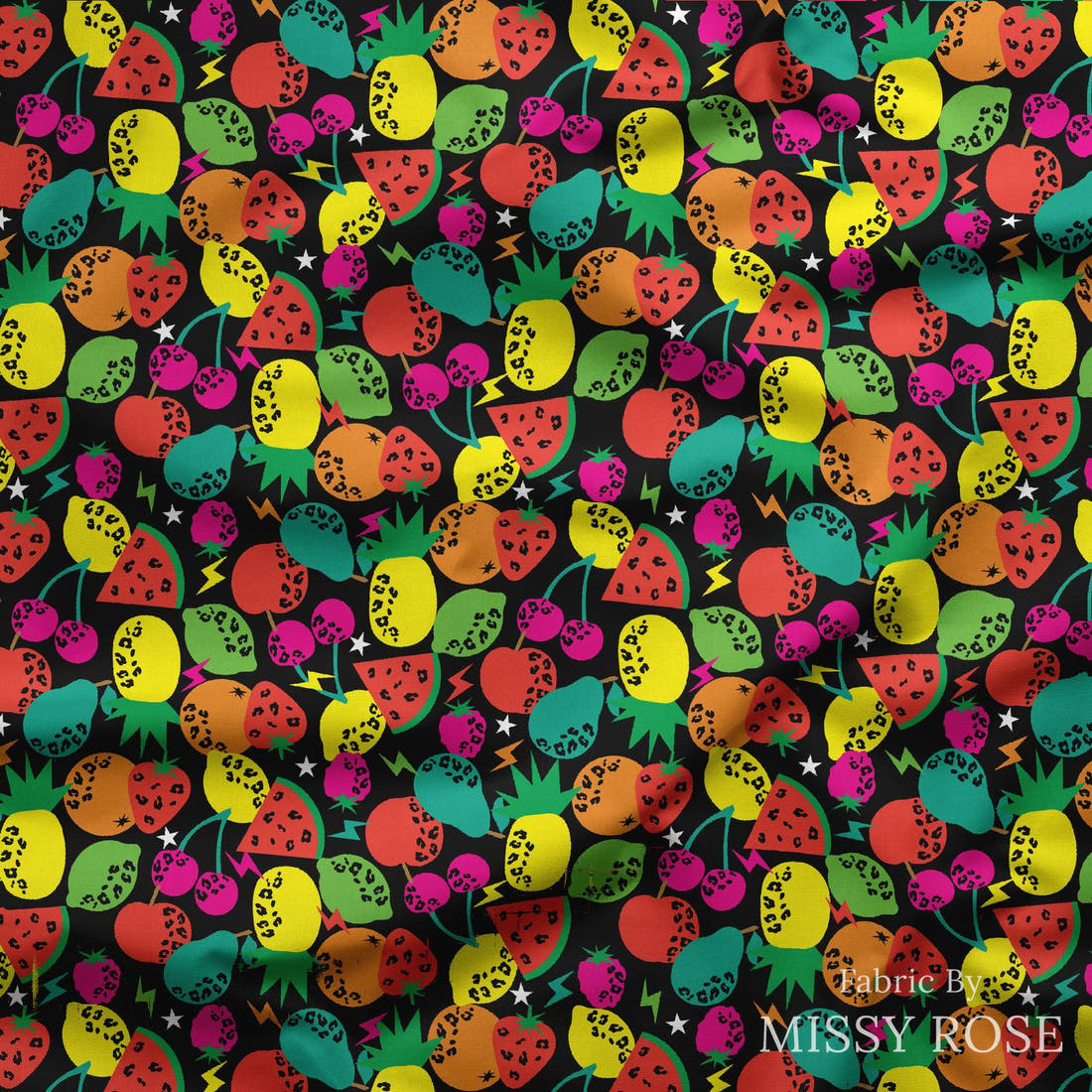Studio Saturate Fabric 36 draped fabric mockup - custom printed fabric by the metre | Fabric by Missy Rose