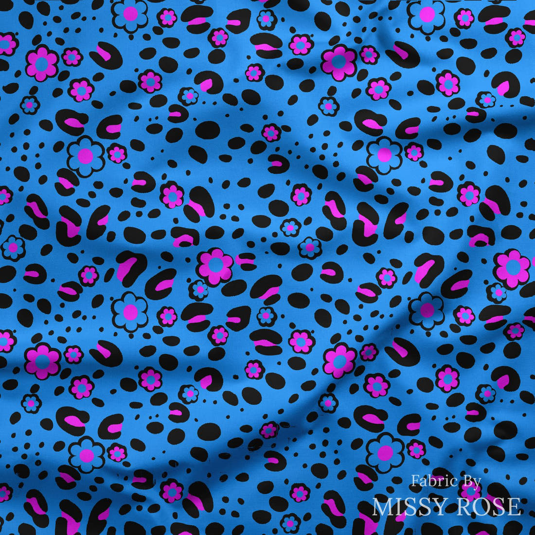 Studio Saturate Fabric 42 draped fabric mockup - custom printed fabric by the metre | Fabric by Missy Rose