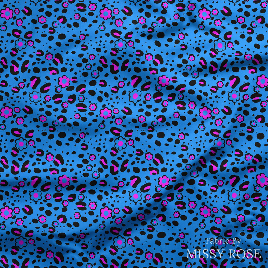 Studio Saturate Fabric 42 draped fabric mockup - custom printed fabric by the metre | Fabric by Missy Rose